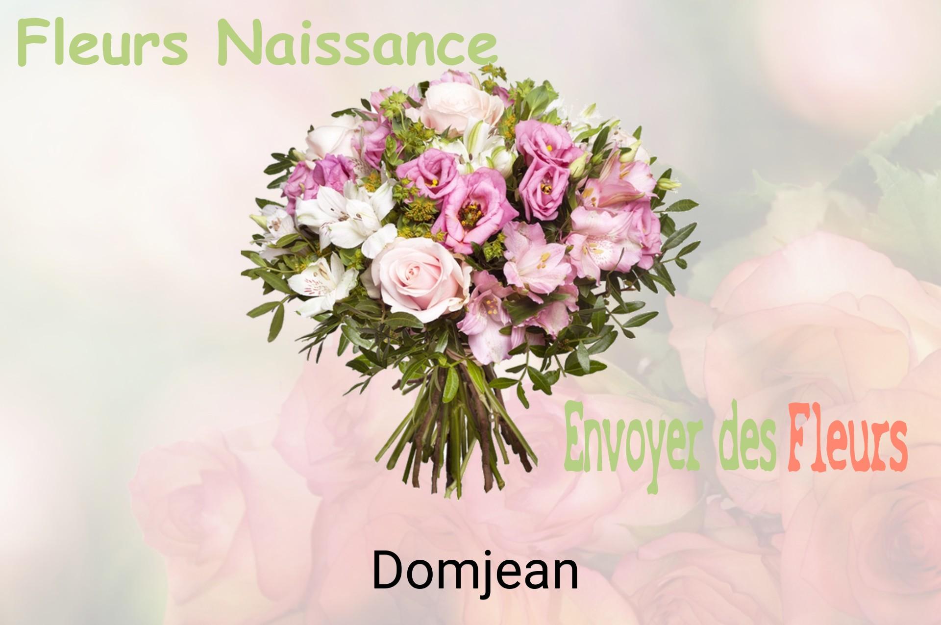 Bouquet de fleurs de naissance livré à Domjean